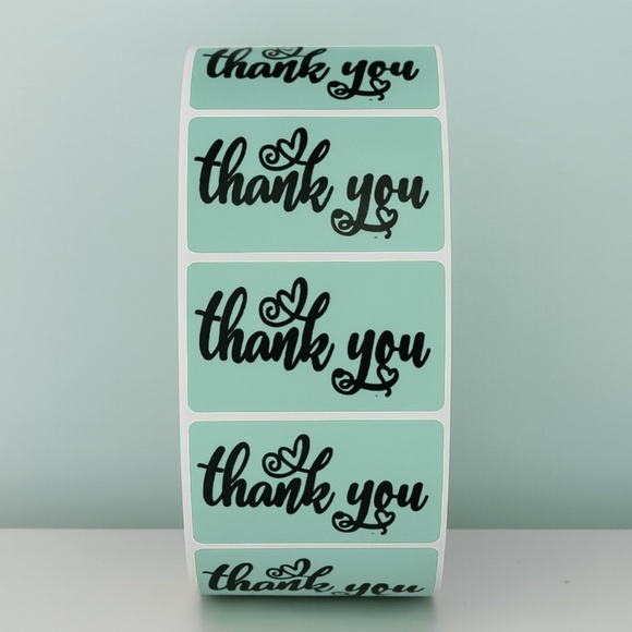 Small Business Thank You Stickers - Heart Packaging -Customer Appreciation label - Picture 7 of 11